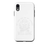 Carcasa para iPhone XR Funny Grilling Dad Salchichas Griller Humor Grunge Skull