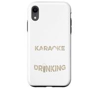 Carcasa para iPhone XR Funny Karaoke Singer Bar Music Lover Singing Drinking Bar