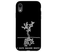 Carcasa para iPhone XR Funny Math Pun I Hate Square Roots Mathematics Professor