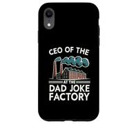Carcasa para iPhone XR Funny Mens Joke Fathers Retro CEO de The Dad Joke Factory
