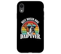 Carcasa para iPhone XR Funny Mens Retro Vintage Best Dad Boxer Dog Lover