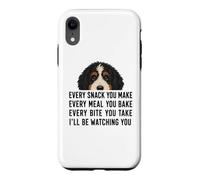 Carcasa para iPhone XR Funny Mens Womens Every Snack Make Begging Bernedoodle Dog