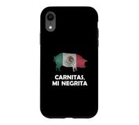 Carcasa para iPhone XR Funny Mexican Food Carnitas Mi Negrita Taco Lover