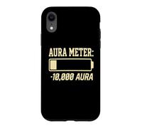 Carcasa para iPhone XR Funny Negative Aura Points Farming Aura Meter Minus 10,000