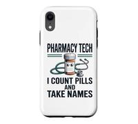 Carcasa para iPhone XR Funny Pharmacy Tech Squad Asistente de farmacéutico CPhT