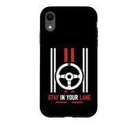Carcasa para iPhone XR Funny Quote Road Trip Driving Mindset Stay In Your Lane