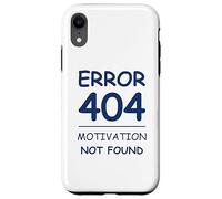 Carcasa para iPhone XR Funny Quote Sarcasm Motivation Not Found Error 404