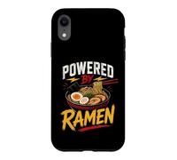 Carcasa para iPhone XR Funny Ramen Saying Humor Joke Gag Powered by Noodles