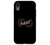 Carcasa para iPhone XR Funny Sarcastic Adult Joke Womens Cute Pink Bullshit