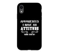 Carcasa para iPhone XR Funny Sarcastic Quote Girls Teens Women Attitude