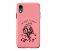 Carcasa para iPhone XR Funny Shark Sorry Was Cashing out Casino Ganador Humor