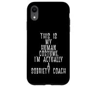 Carcasa para iPhone XR Funny Sobriety Coach Costume Recovery Sober Living Rehab