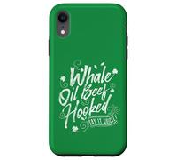 Carcasa para iPhone XR Funny St Patricks Day Top for Women Whale Oil Beef Hooked