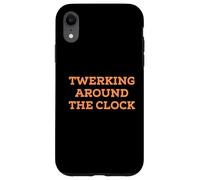 Carcasa para iPhone XR Funny Twerking Around The Clock Silly Dance Anti-Work Joke