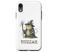 Carcasa para iPhone XR Funny Wizard Frog Huzzah Meme Fantasy Humor Cottagecore