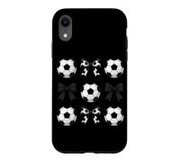 Carcasa para iPhone XR Fútbol Chica Coqueta Arco Pelotas De Fútbol Am