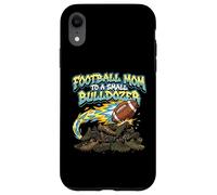 Carcasa para iPhone XR Fútbol Mamá A Un Pequeño Bulldozer Gridiron Espectador