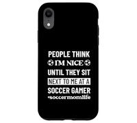 Carcasa para iPhone XR Fútbol Mamá Vida Gracioso Snarky Humor Sarcasmo
