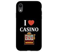 Carcasa para iPhone XR Gambling Win Jackpot Luck Gambler i Love Casino