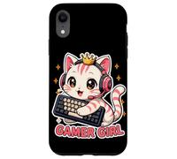Carcasa para iPhone XR Gamer Girl Sweet Cat Gaming Cute Video Game Girls