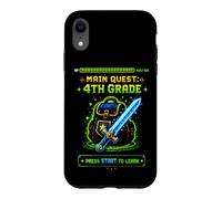 Carcasa para iPhone XR Gamer Main Quest 4º Grado Cuarto Grado Regreso a la Escuela