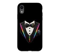 Carcasa para iPhone XR Gamer Tuxedo Funny Video Game, Esports Gaming Humor Gráfico
