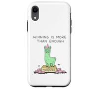 Carcasa para iPhone XR Ganar Es Más Que Suficiente Llama Mediocre Graciosa