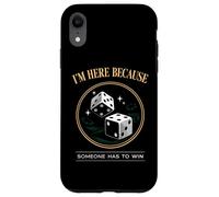 Carcasa para iPhone XR Ganar la Noche de Juego Juego Dados Casino Ganador Perdedor Las Vegas