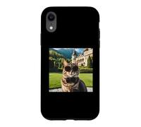 Carcasa para iPhone XR Gato en el Castillo de Peles
