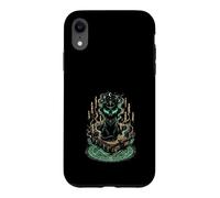 Carcasa para iPhone XR Gato Negro Místico Grimorio Brujería Gótico Oculto