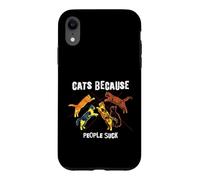Carcasa para iPhone XR Gatos Porque la Gente Chupa a un Amante felino
