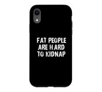 Carcasa para iPhone XR Gente Gorda difícil de Secuestrar/Divertido diseño de Entrenamiento de Gimnasio