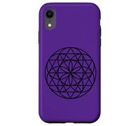 Carcasa para iPhone XR Geometría Sagrada Flor De La Vida Mejor Yoga Yogi Flores Sagradas