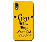 Carcasa para iPhone XR Gigi Where Hugs Never End - La Abuela Favorita de los Nietos geniales