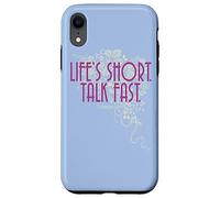 Carcasa para iPhone XR Gilmore Girls Life'S Short. Talk Fast.