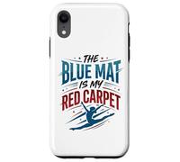 Carcasa para iPhone XR Gimnasia Alfombra Azul Alfombra Roja Cita Gimnasta