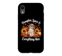 Carcasa para iPhone XR Girls Womens Mom Pumpkin Spice Mini Holland Lop Bunny Rabbit