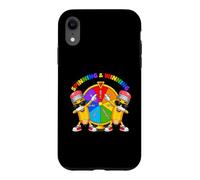 Carcasa para iPhone XR Giro de Rueda de Cuarto Grado de Cuarto Grado GANA Divertido Regreso a Clases