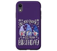 Carcasa para iPhone XR GNOME Birthday For Women Did You GNOME It`s My Birthday