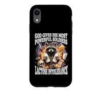 Carcasa para iPhone XR God Gives His Most Powerful Soldiers Lactose Intolerance