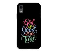 Carcasa para iPhone XR God Is Good All The Time Christian Cute Bible Versículo