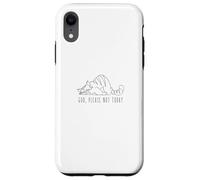 Carcasa para iPhone XR God Please Not To Today Sleeping Cat Nope Not Today