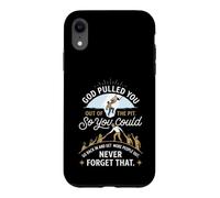 Carcasa para iPhone XR God Pull You out of The Pit Recovery Faith Design