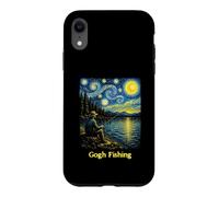 Carcasa para iPhone XR Gogh Pesca Divertido Pescador Al Aire Libre Lago Arte Go Fish