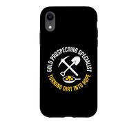 Carcasa para iPhone XR Gold Prospecting Specialist Funny Mining