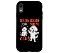 Carcasa para iPhone XR Golden Doodle Mom Club Goldendoodle Dog Mom Día de la Madre