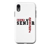Carcasa para iPhone XR Golf Senior Night Golfing Senior 2027 Graduación 113