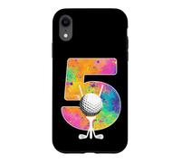 Carcasa para iPhone XR Golfer NÚMERO 5 AÑOS DE Golf 5 AÑOS DE Nacimiento