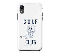 Carcasa para iPhone XR Golfing Golfing Swing Cool Retro Vintage Fun Ball Mascota
