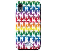 Carcasa para iPhone XR Good Luck Trolls Rainbow All Over Print